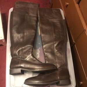 Aldo chocolate size 7.5 over the knee boots